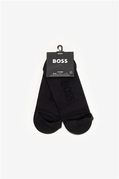 Boss 2P As Oxigen Erkek 2li Çorap Siyah