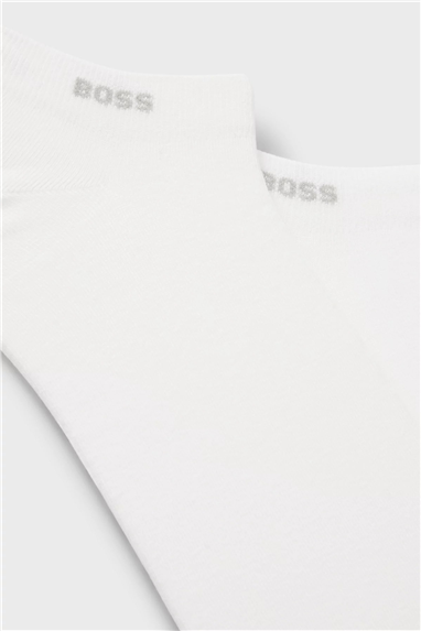 Boss 2P As Uni CC Erkek 2li Çorap Beyaz