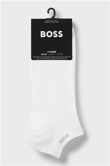 BOSS 2p As Uni Cc Erkek 2li Çorap Beyaz
