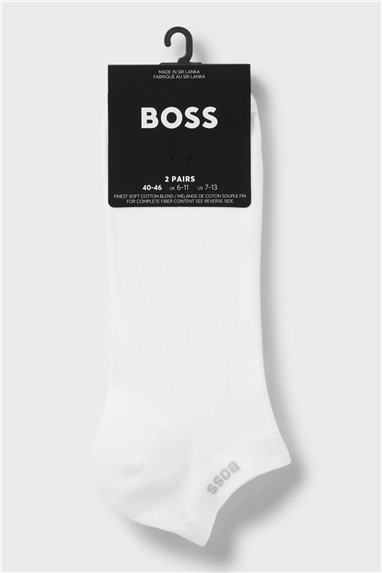 Boss 2P As Uni CC Erkek 2li Çorap Beyaz