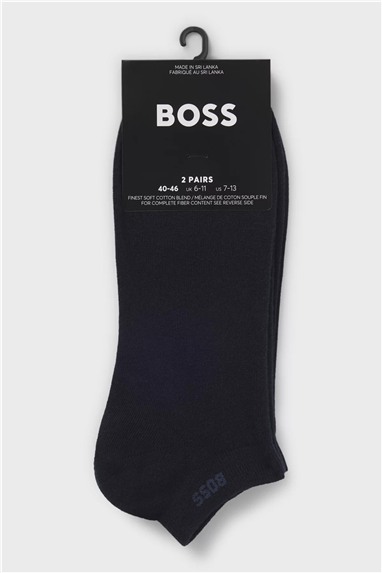 BOSS 2p As Uni Cc Erkek 2li Çorap Mavi