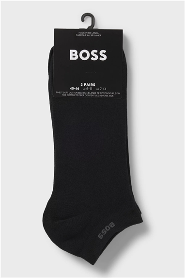 BOSS 2p As Uni Cc Erkek 2li Çorap Siyah
