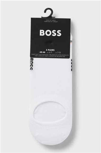 Boss 2P Lc Iconic Cc Erkek 2li Çorap Beyaz
