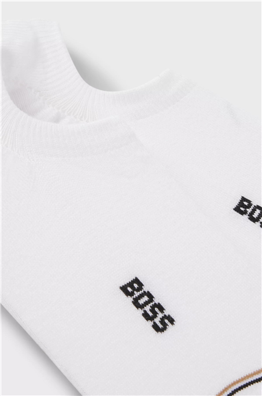 Boss 2P Lc Iconic Cc Erkek 2li Çorap Beyaz