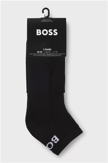 Boss 2P Sport CC Erkek 2li Çorap Siyah