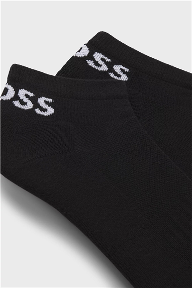 Boss 2P Sport CC Erkek 2li Çorap Siyah