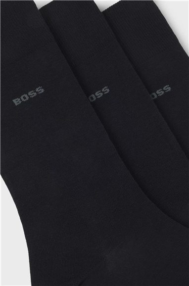 Boss 3P RS Uni CC Erkek 3lü Çorap Mavi