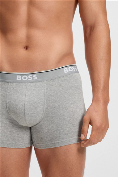 Boss BoxerBr 3P Power Erkek 3lü Boxer Çok Renkli