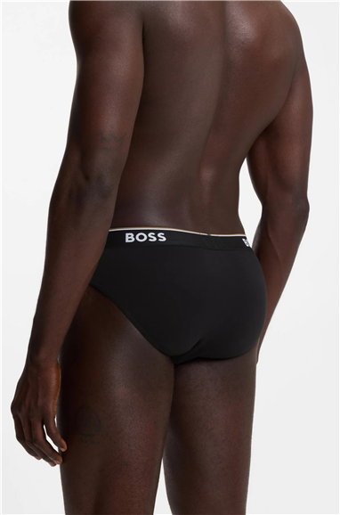 BOSS Brief 3p Power Erkek 3lü Boxer Siyah