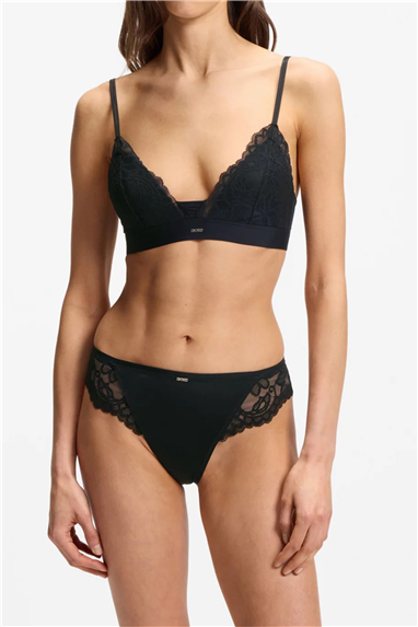 BOSS Brief Blossom Kadın Külot Siyah