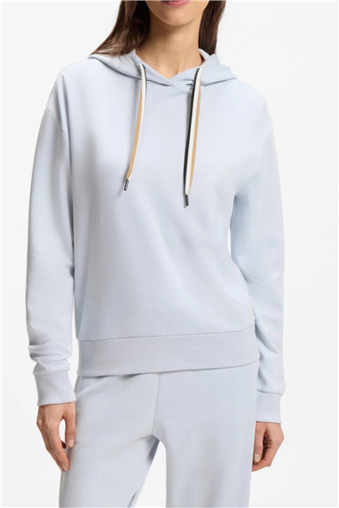 Boss CP Stripe Hoodie Kadın Kapüşonlu Sweatshirt