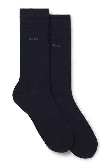 BOSS 2p Rs Bamboo Erkek 2li Çorap Mavi