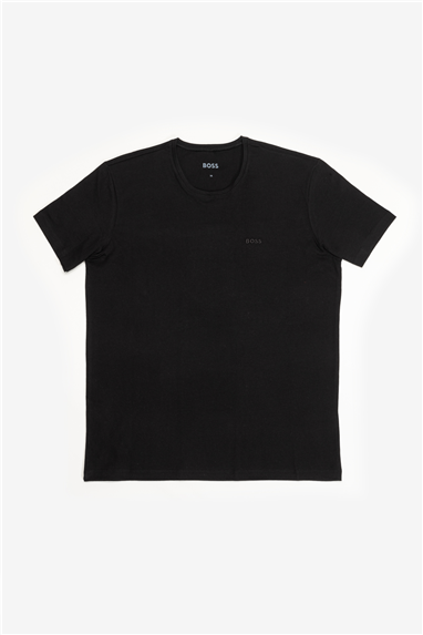 BOSS Erkek 2li T-Shirt Siyah