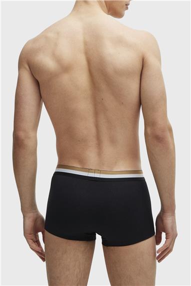 Boss Trunk 3P Motion Erkek 3lü Boxer Siyah