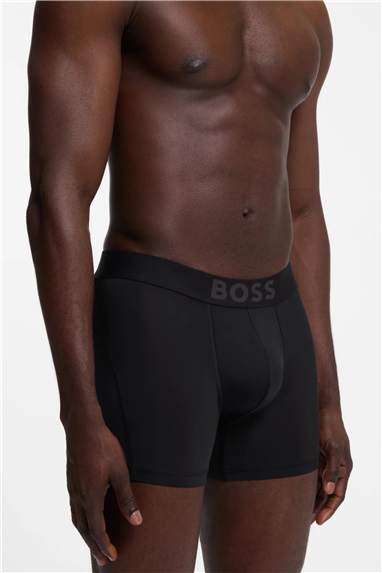 Boss Erkek 3lü Boxer Siyah