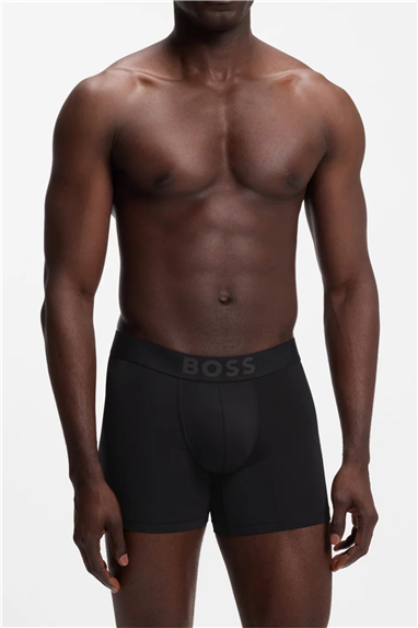 Boss Erkek 3lü Boxer Siyah