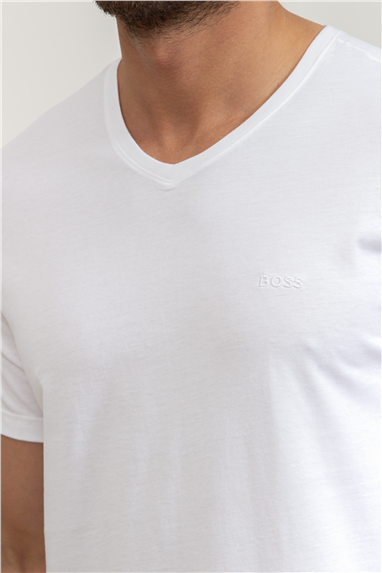 Boss Erkek Bisiklet Yaka T-Shirt