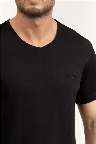 Boss Erkek Bisiklet Yaka T-Shirt
