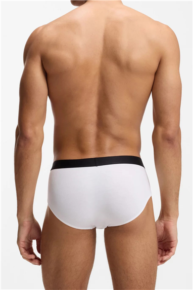 BOSS Hipbr 3P Boss One Erkek 3lü Boxer Beyaz