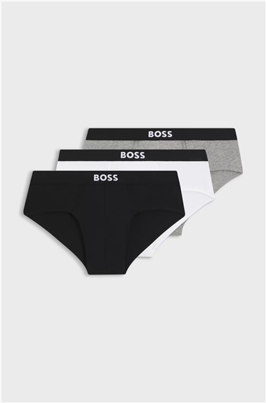 BOSS Hipbr 3P Boss One Erkek 3lü Boxer Çok Renkli