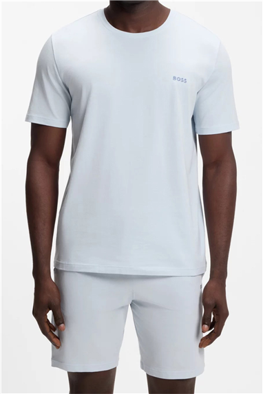 BOSS Mix&match T-Shirt R Erkek Bisiklet Yaka T-Shirt