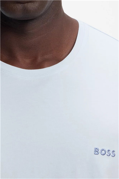 BOSS Mix&match T-Shirt R Erkek Bisiklet Yaka T-Shirt