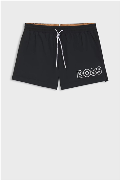 Boss Mooneye Erkek Şort Mayo Siyah