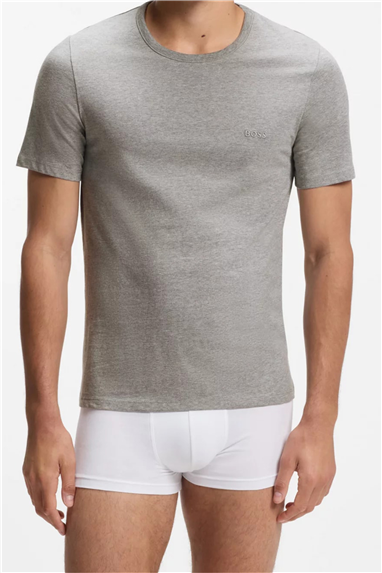 BOSS T-Shirt Rn 3P Classic Erkek 3lü Atlet Çok Renkli