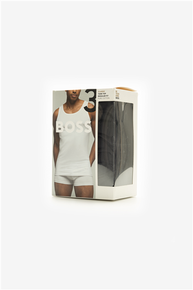 Boss TankTop 3P Classic Erkek 3lü Atlet