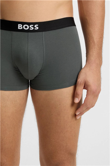 Boss Trunk 3P BOSS ONE Erkek 3lü Boxer Siyah