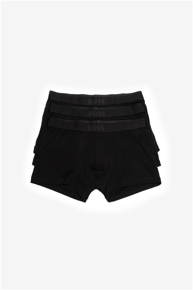 Boss Trunk 3P BOSS ONE Erkek 3lü Boxer Siyah
