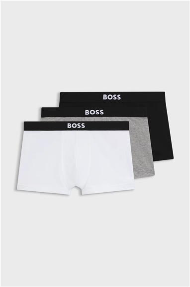 Boss Trunk 3P BOSS ONE Erkek 3lü Boxer Çok Renkli
