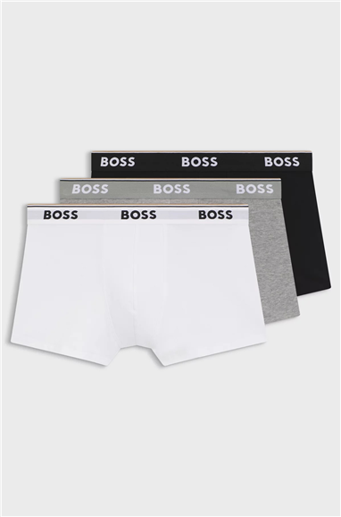 Boss Trunk 3P Power Erkek 3lü Boxer Çok Renkli