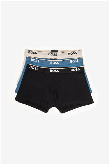 Boss Trunk 3P Power Erkek 3lü Boxer Çok Renkli