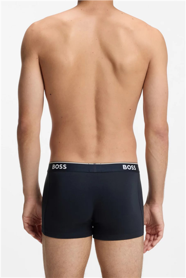 Boss Trunk 3P Power Erkek 3lü Boxer Mavi