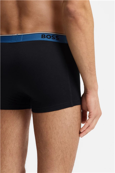 BOSS Trunk 3p Power Erkek 3lü Boxer Siyah