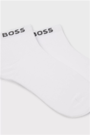 Boss Uni Cc Erkek 2li Çorap Beyaz