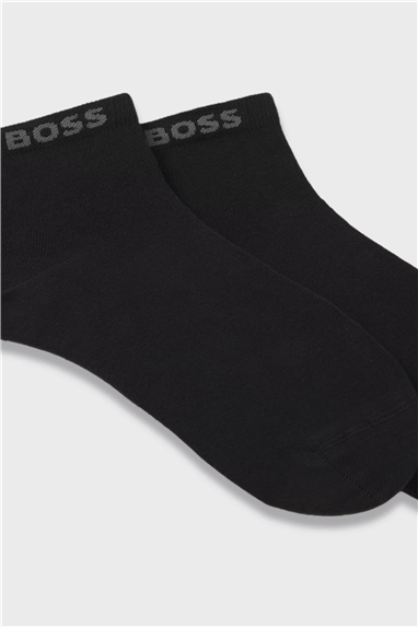 Boss Uni Cc Erkek 2li Çorap Siyah