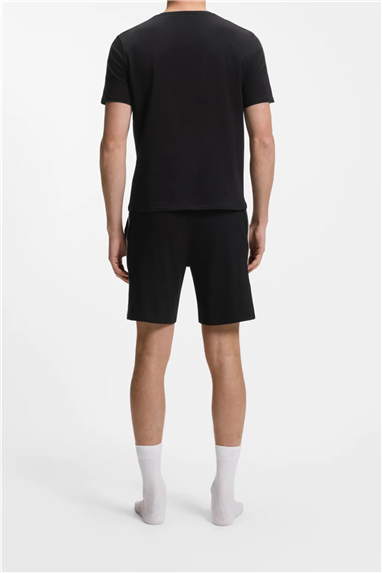 Boss Unique T-Shirtt Erkek Pijama Üstü Siyah