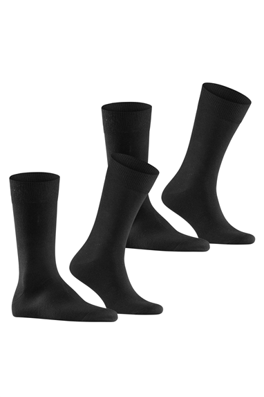 Burlington Erkek 2li Çorap Siyah