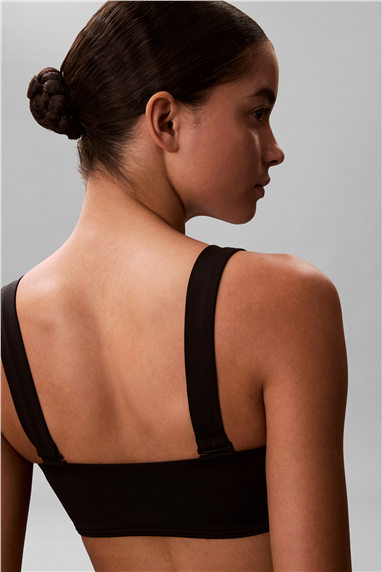Calvin Klein Bandeau W Straps Kadın Bikini Üstü Siyah