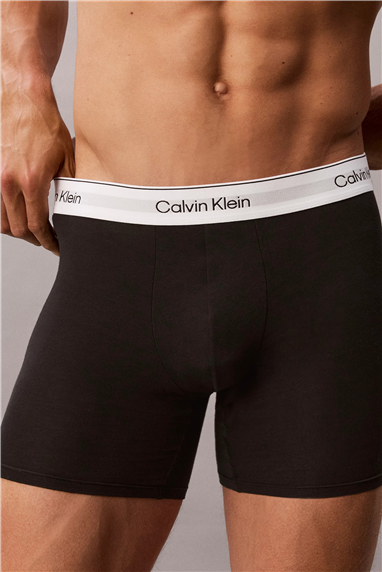 Calvin Klein Boxer Brief 3Pk Erkek 3lü Boxer Siyah