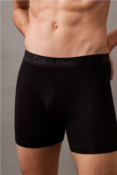 Calvin Klein Boxer Brief 3Pk Erkek 3lü Boxer Mavi