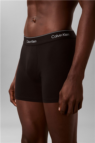 Calvin Klein Boxer Brief 3Pk Erkek 3lü Boxer Siyah