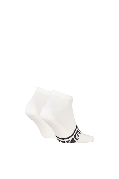 Calvin Klein Ck Men Sneaker 2P Logo Stripe Erkek 2li Çorap Siyah