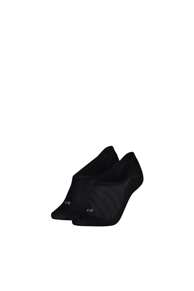 Calvin Klein Ck Women Footie HC 2P Structur Kadın 2li Çorap Turkuaz