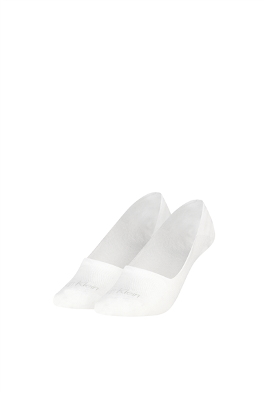 Calvin Klein Ck Women Footie MC 2P Summer M Kadın 2li Çorap Siyah