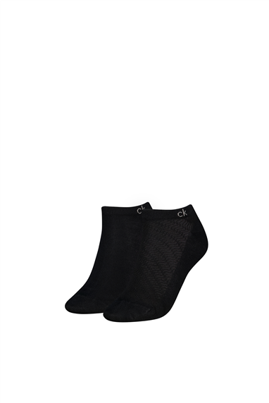 Calvin Klein Ck Women Sneaker 2P Structure Kadın 2li Çorap Turkuaz