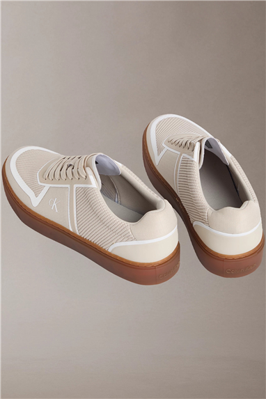 Calvin Klein Classic Cups Laceup Erkek Sneaker Gold