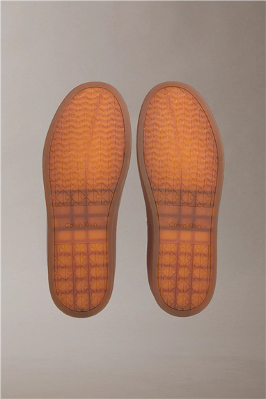 Calvin Klein Classic Cups Laceup Erkek Sneaker Gold